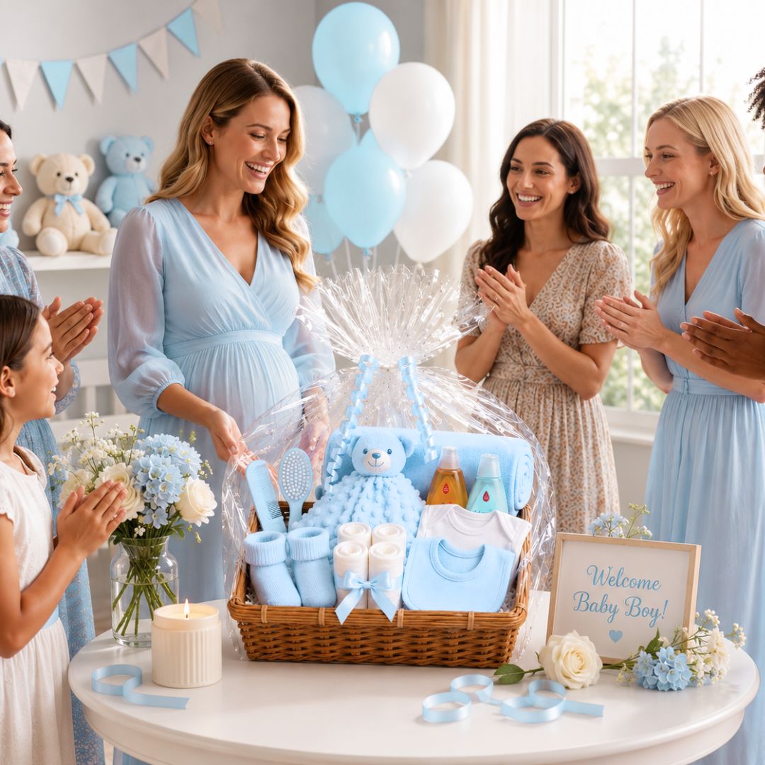Newborn Baby Boy Hamper Gift Set