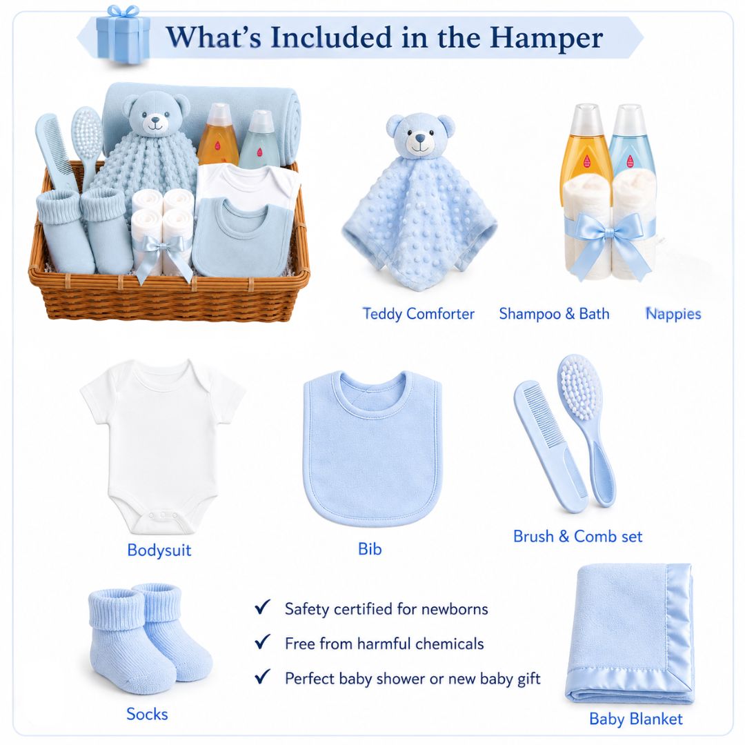 Newborn Baby Boy Hamper Gift Set