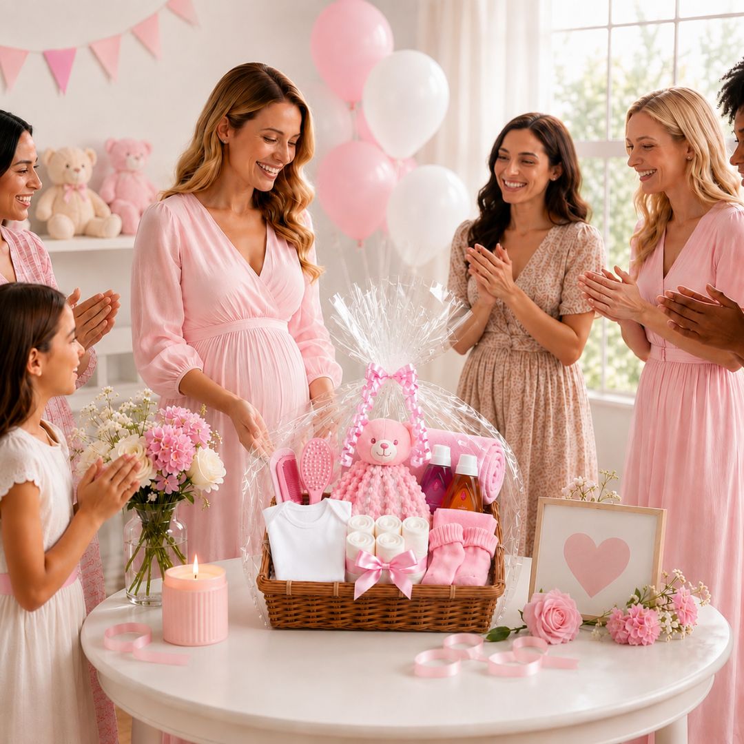 Newborn Baby Girl Hamper Gift Set