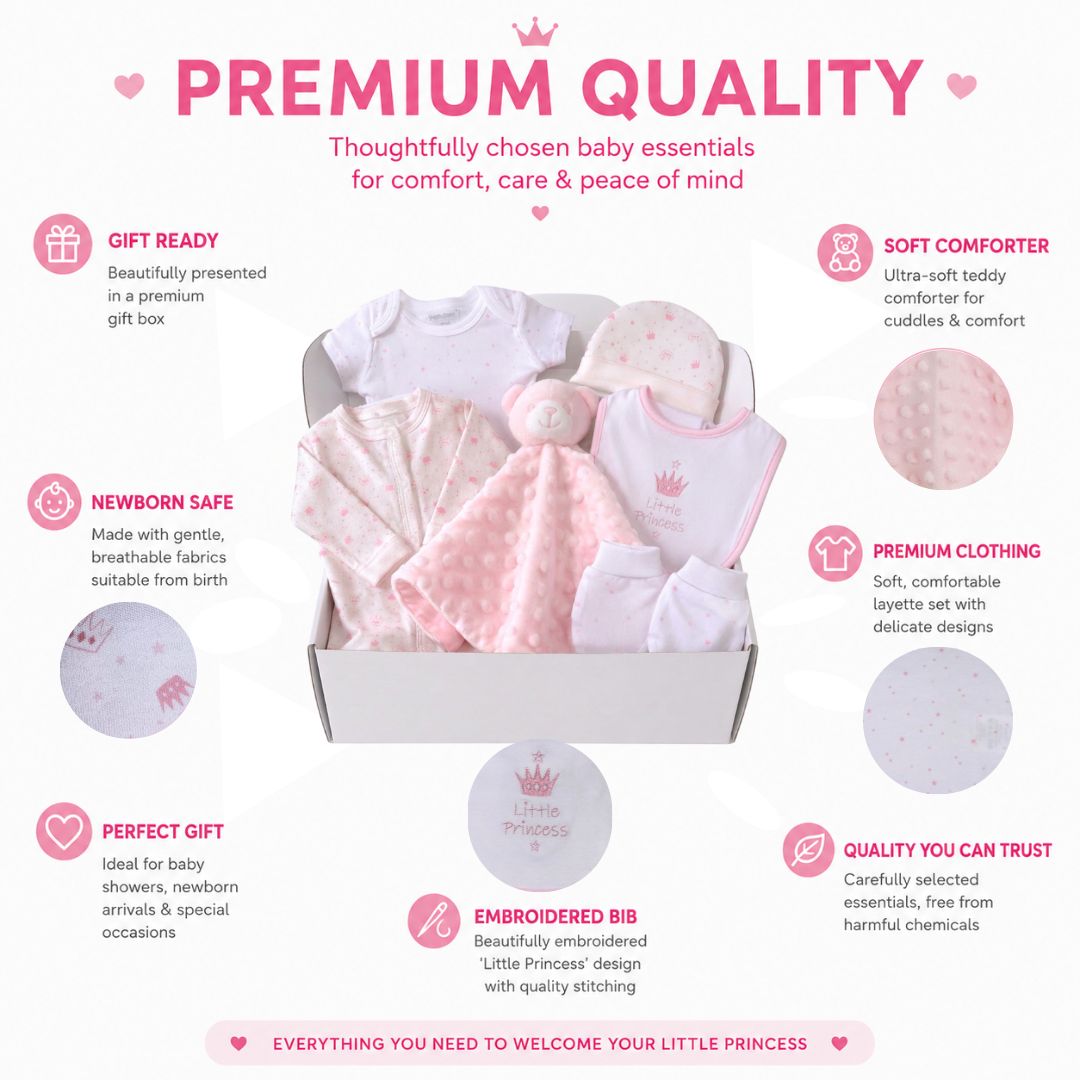 Baby Girl Gift Box Hamper for Newborn Babies