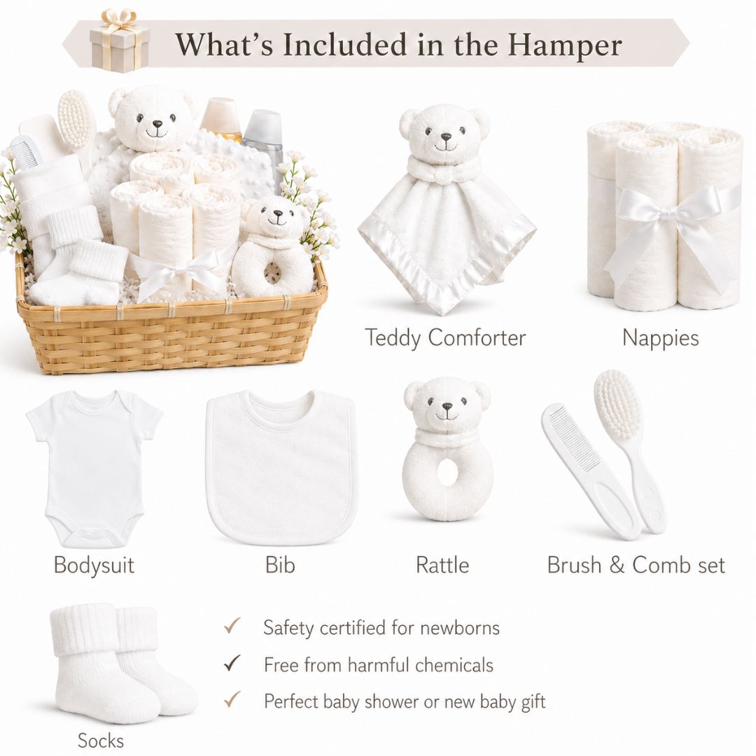 Newborn Neutral Baby Hamper Gift Set