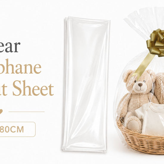 Pre-Cut Cellophane Gift Wrapping Tutorial 
