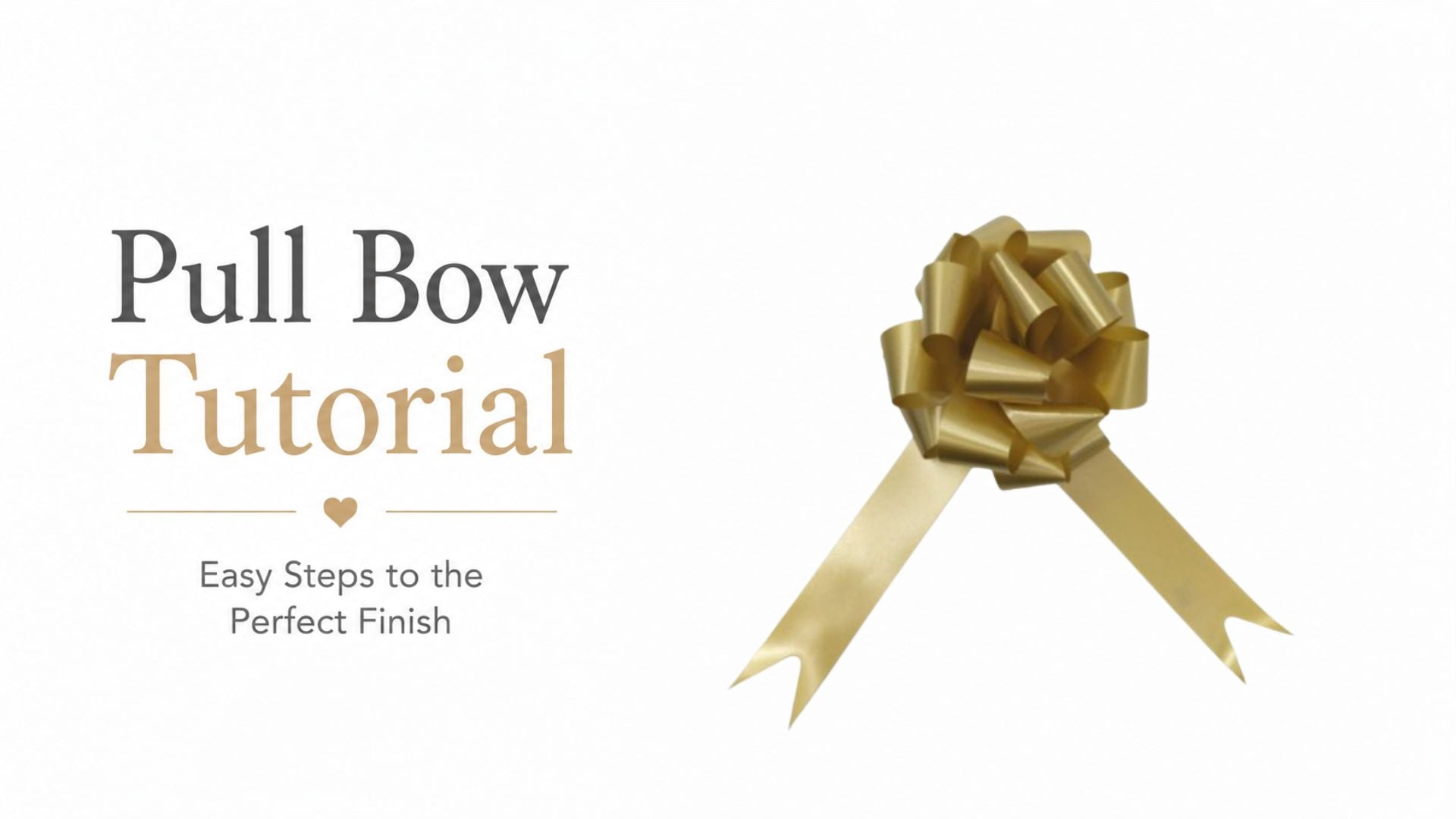 Pull Bow Tutorial 