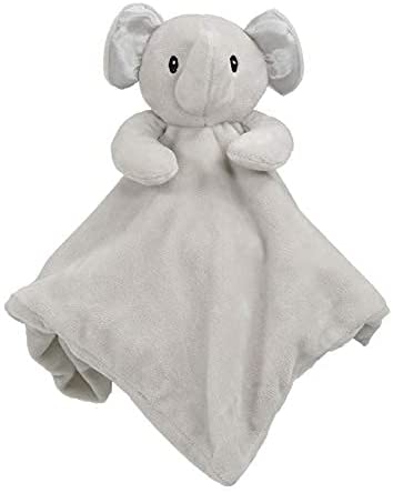 Newborn Baby Hamper Basket Unisex Gift Includes Newborn Essentials Baby Clothes, Plush Elephant Comforter Blanket.